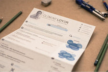 Load image into Gallery viewer, Free Clement Loyer Photoshop (PSD) Resume Template