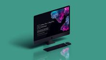 Load image into Gallery viewer, Free iMacPro + iPadPro PSD Mockup