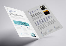 Load image into Gallery viewer, Free Collection of 4 x A4 Bifold Brochure Mockups