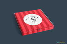 Load image into Gallery viewer, Free Delicious Pizza Box Mockup