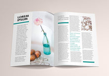 Load image into Gallery viewer, Free A4 Brochure or Catalog Mockup Collection of 6 Views