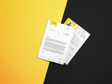 Load image into Gallery viewer, Free Perfect Balance CV Resume Template for Photoshop (PSD), Illustrator (AI) and Indesign Formats