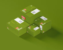 Load image into Gallery viewer, Free 7 Square Box Mockups
