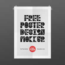Load image into Gallery viewer, Free Clean Poster Design Mockup
