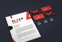 Load image into Gallery viewer, Free Dark Corporate Identity Mockup with Accessories
