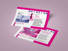 Load image into Gallery viewer, Free Horizontal A4 or A5 or A6 Leaflet Mockup Set
