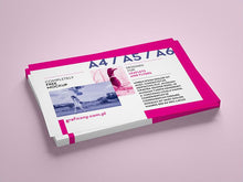 Load image into Gallery viewer, Free Horizontal A4 or A5 or A6 Leaflet Mockup Set
