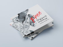 Load image into Gallery viewer, Free 6-Panel Digipack Mockup CD or DVD Cover
