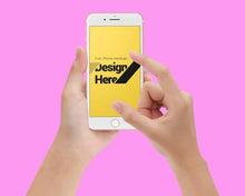 Load image into Gallery viewer, Free Hand Held IPhone Mockup
