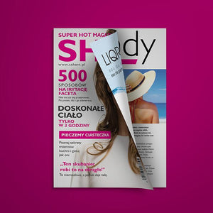 Free 5 Top Views of Magazine Mockup