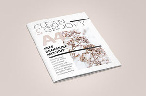 Free A4 Brochure or Catalog Mockup Collection of 6 Views