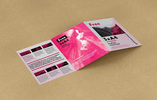 Load image into Gallery viewer, Free Collection of 5 Trifold Leaflet Mockups
