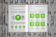 Load image into Gallery viewer, Free A4 Catalogue Brochure Mockup
