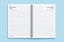 Load image into Gallery viewer, Free 5 x Spiral Notebook Mockups (Multiple Views)
