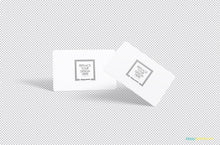 Load image into Gallery viewer, Free Exquisite Name Card Mockup PSD
