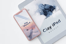 Load image into Gallery viewer, Free Clay and White iPhone X and iPad (Mockup)
