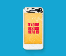 Load image into Gallery viewer, Free Funny Cracked iPhone Mockup PSD
