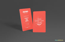 Load image into Gallery viewer, Free Stylish Round Business Card Mockup PSD
