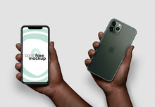 Load image into Gallery viewer, Free iPhone 11 Pro Max Mockup in a Hand

