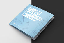 Load image into Gallery viewer, Free Square 4-Fold Brochure (Mockup)
